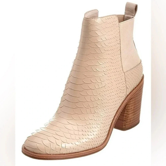 Pour La Victoire Shoes Women’s 9 Ankle Boots Willuxsn Parchment Leather - Picture 1 of 9